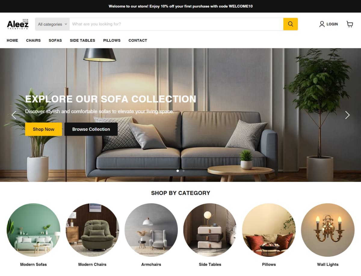 Professional Shopify store development